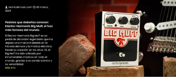 Pedal de efectos Electro-Harmonix Big Muff
